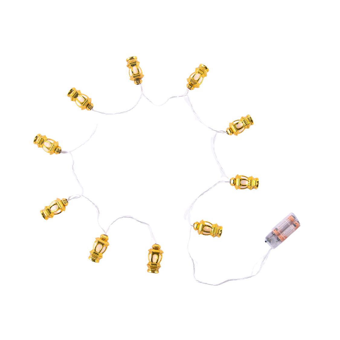 Ramadan Golden Lantern Light String