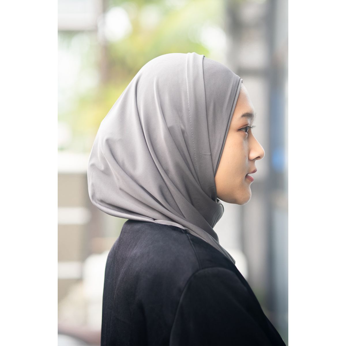 Ready, Set, Go Sports Hijab - Gray