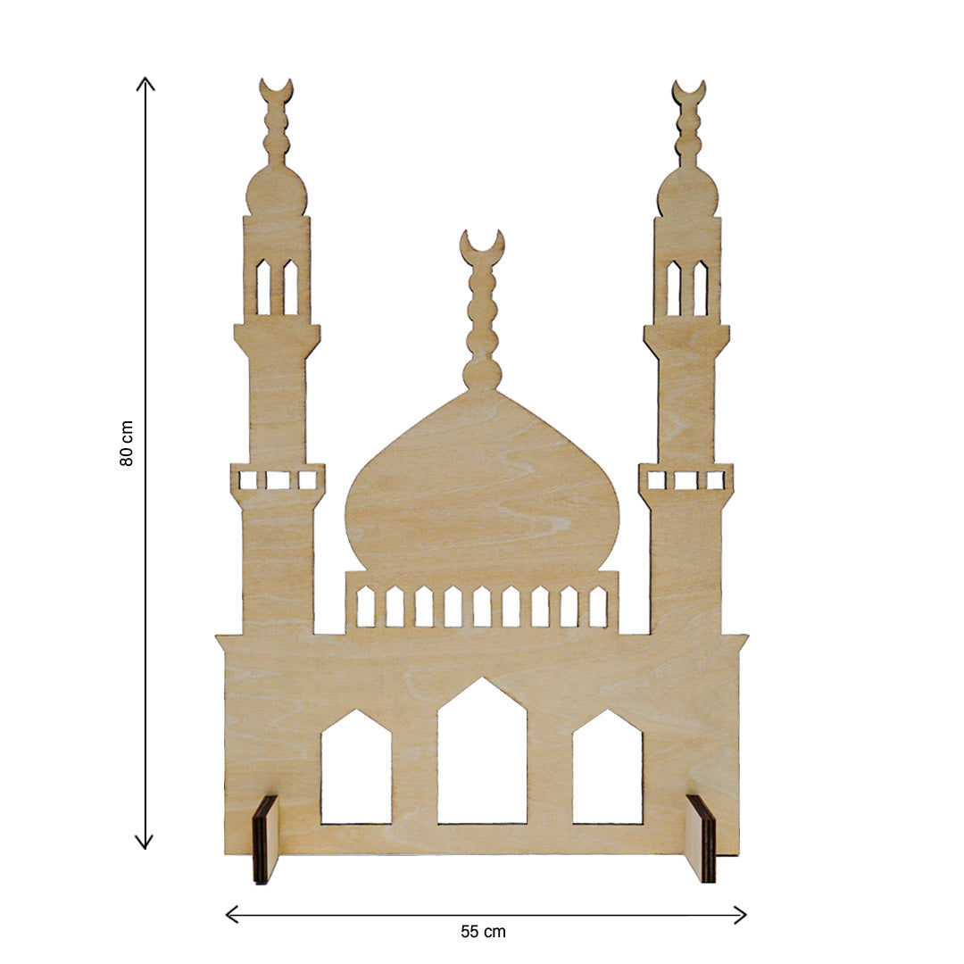 Wooden Mosque Standing Display (L)