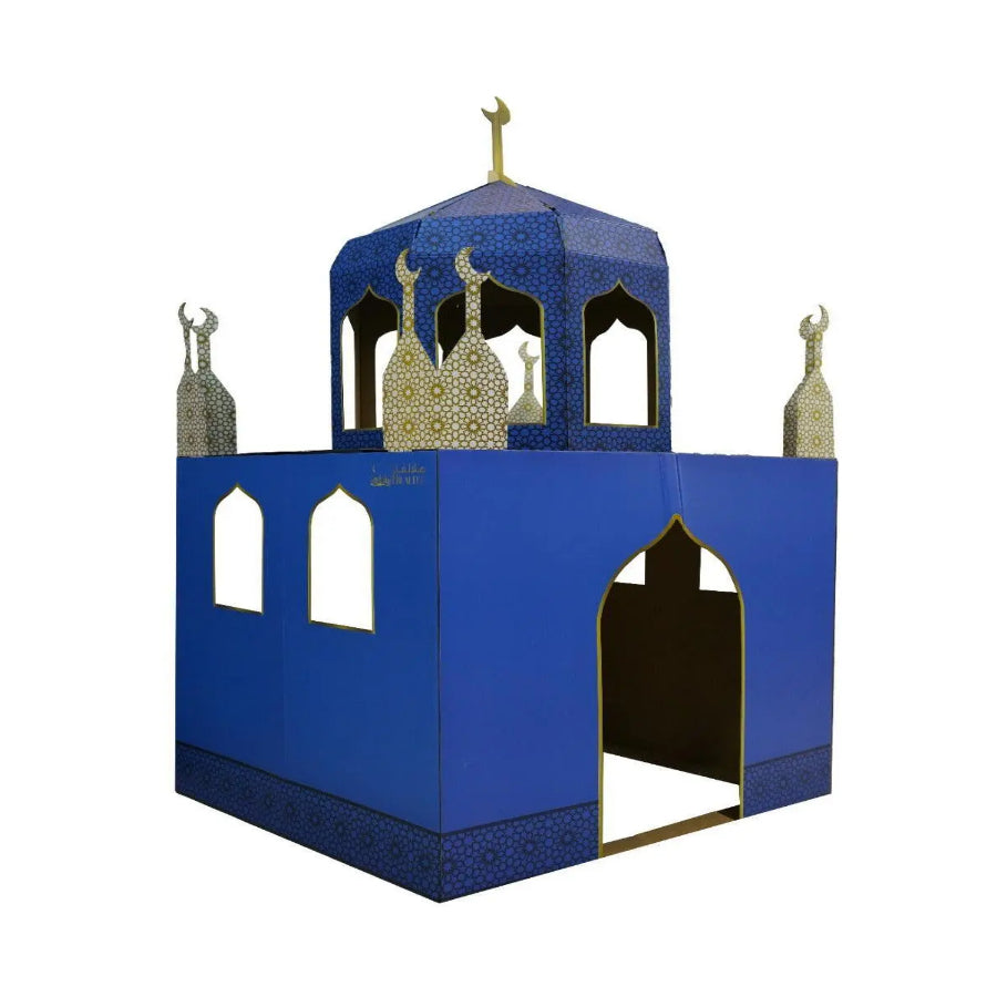 Charmante Playmosquée en Carton Bleu