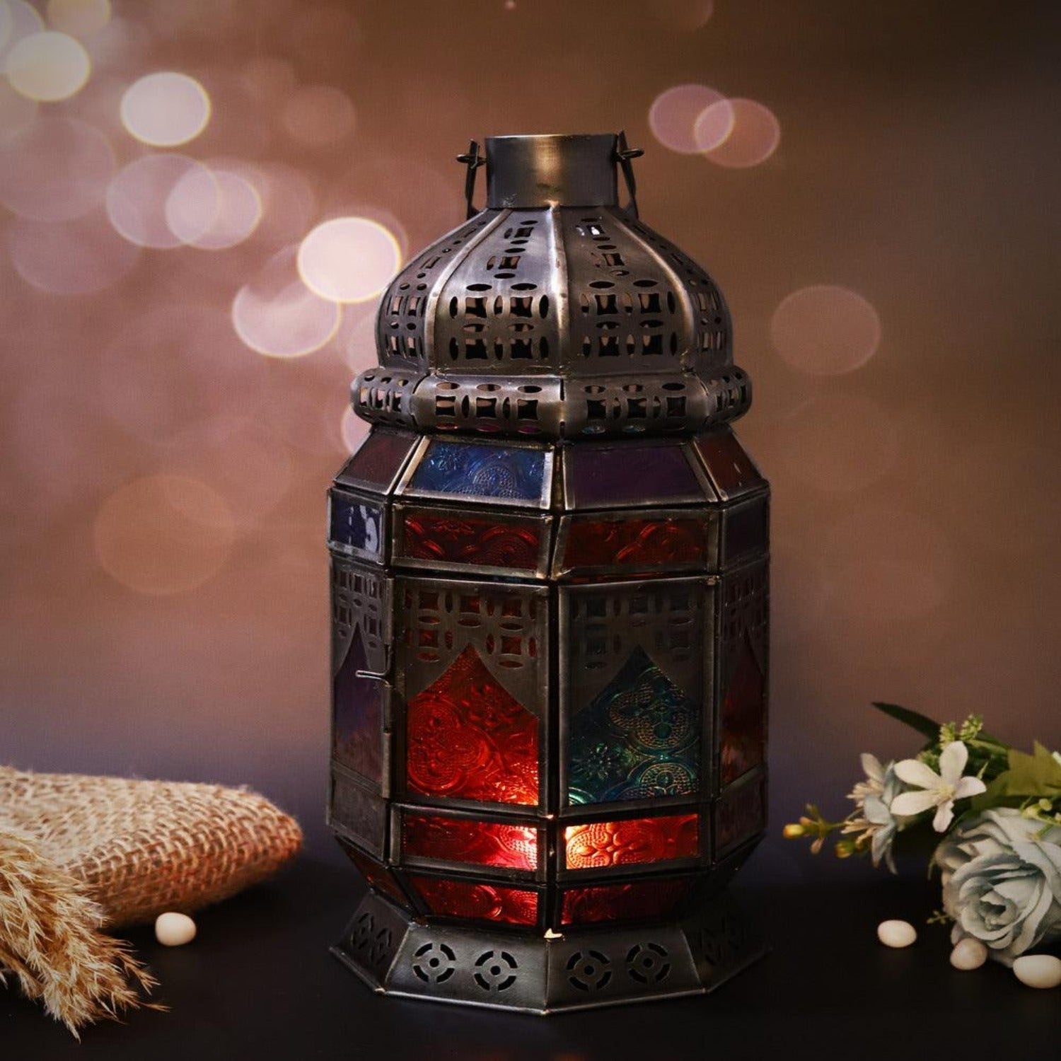 Authentic Handmade Moroccan Lantern - Large Size