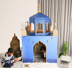 Charming Blue Cardboard Playmosque