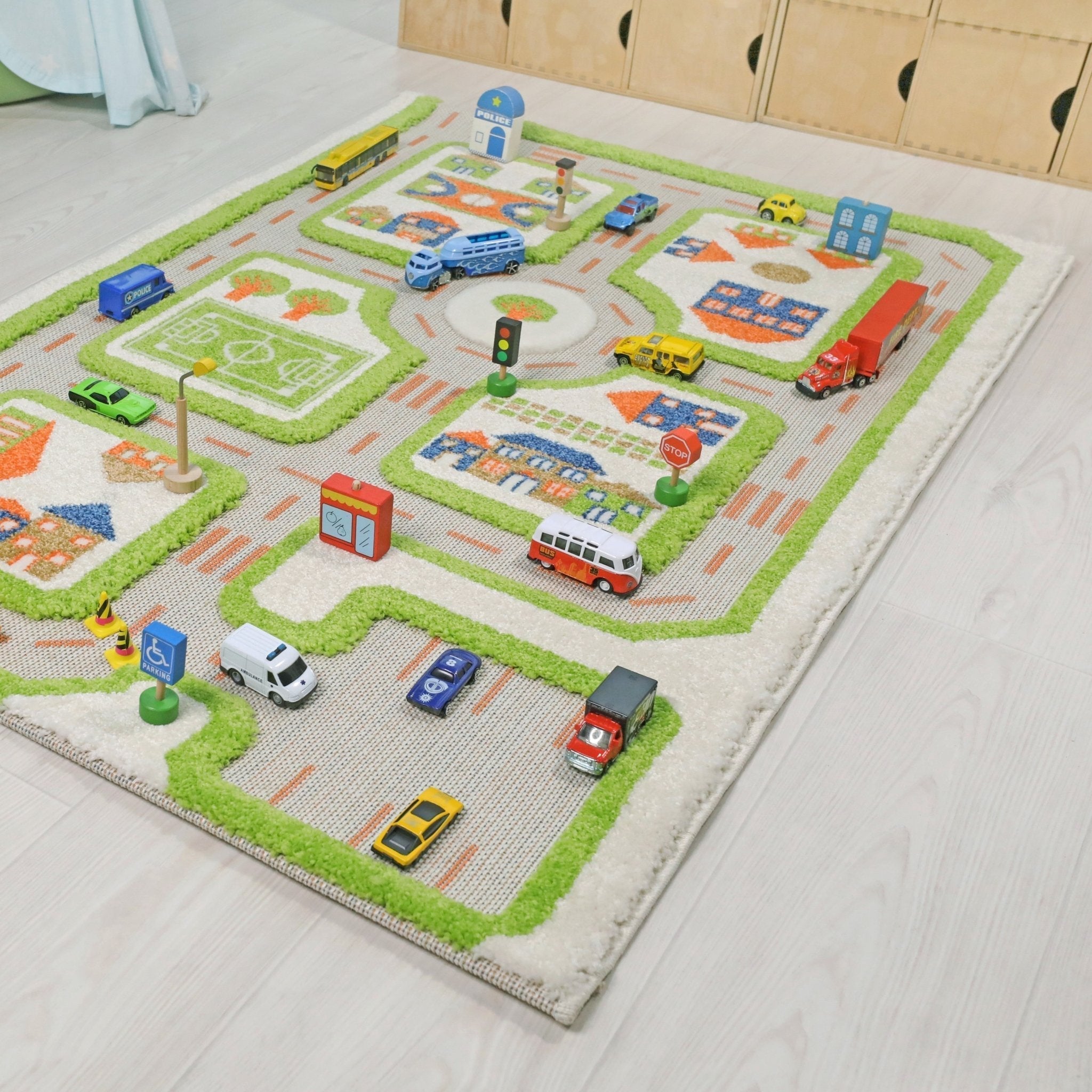 IVI 3D Carpet Traffic Green Design