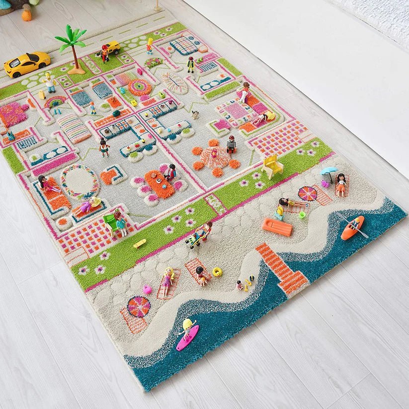 IVI 3D Play Carpet, Playhouse design - Medium Size (150cm x 100cm)