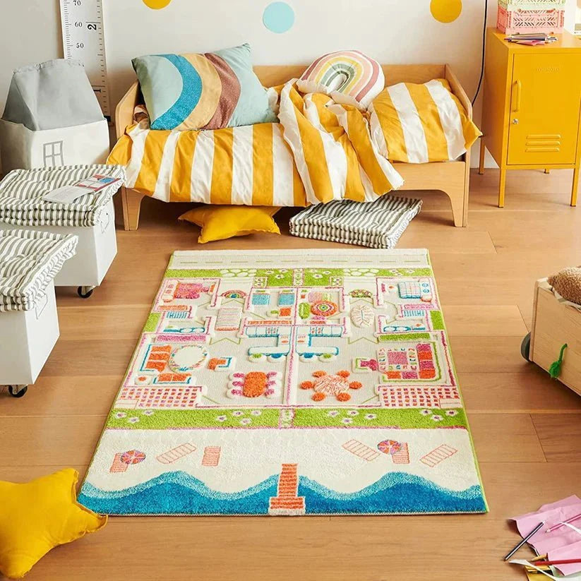 IVI 3D Play Carpet, Playhouse design - Medium Size (150cm x 100cm)