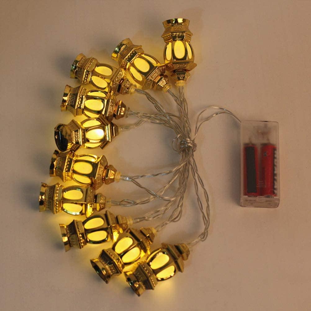 Ramadan Golden Lantern Light String