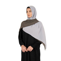 Reversible Pashmina - Silver Grey