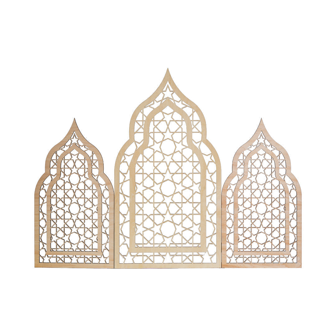 Trio Mosque Wooden Display