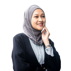 Ready, Set, Go Sports Hijab - Gray